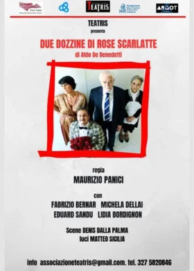 DUE DOZZINE DI ROSE SCARLATTE